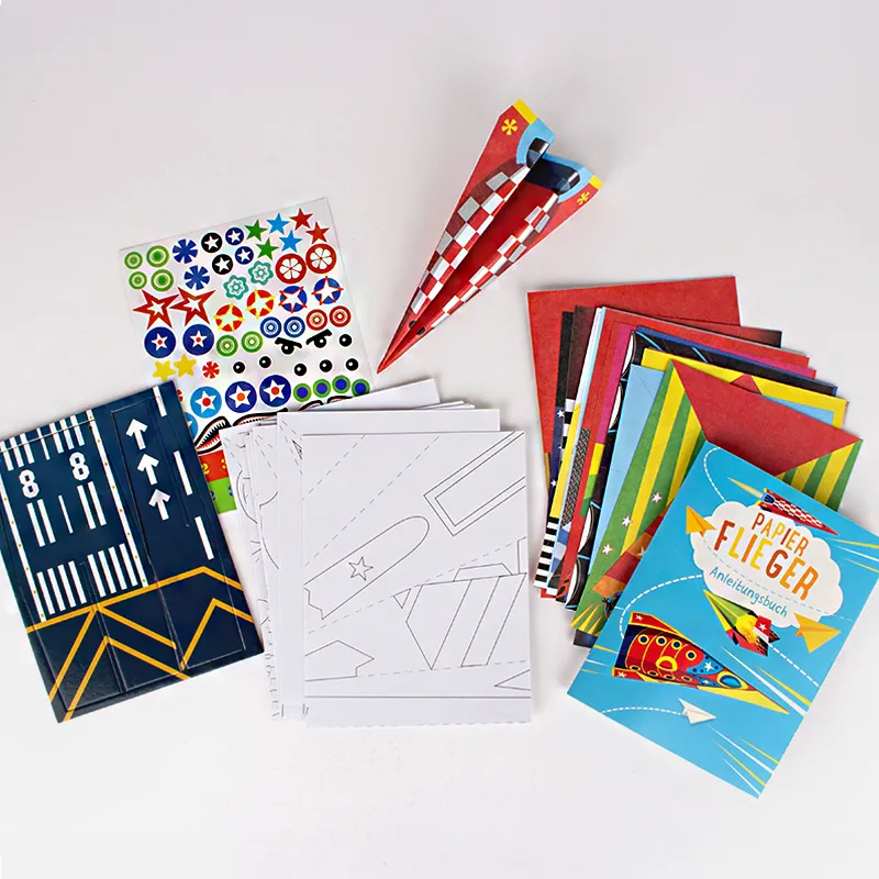 Bastelset "Papierflieger", 34-tlg.