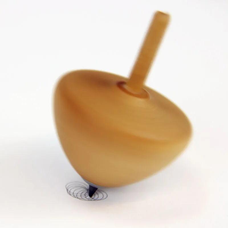 Mal-Kreisel mini aus Holz, 4 cm ø