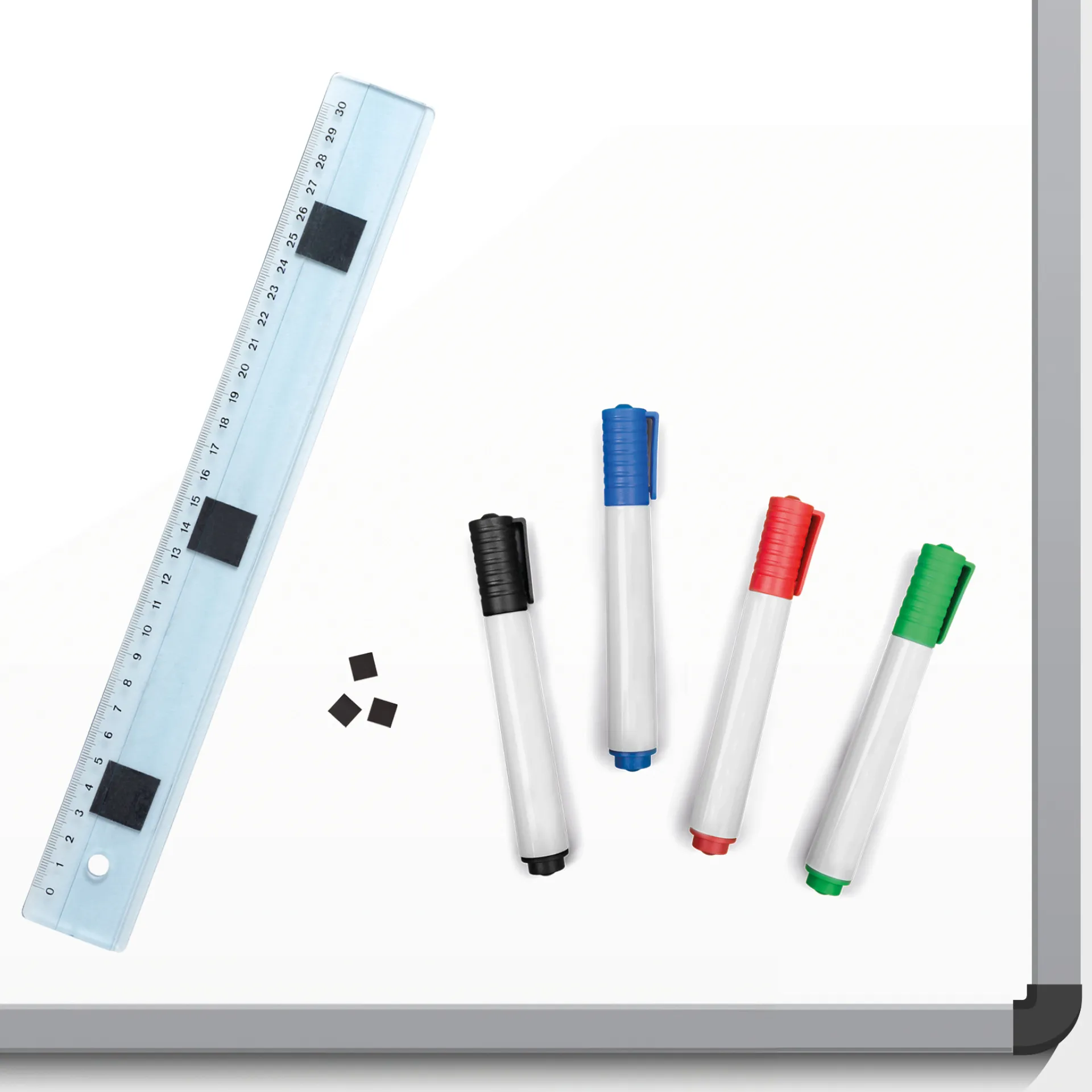 Magnet-Plättchen selbstklebend, 40x40 mm, 15 Stück