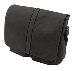 TimeTEX Umhängetasche "Perfecta Basic", schwarz, Sattelleder II./SO