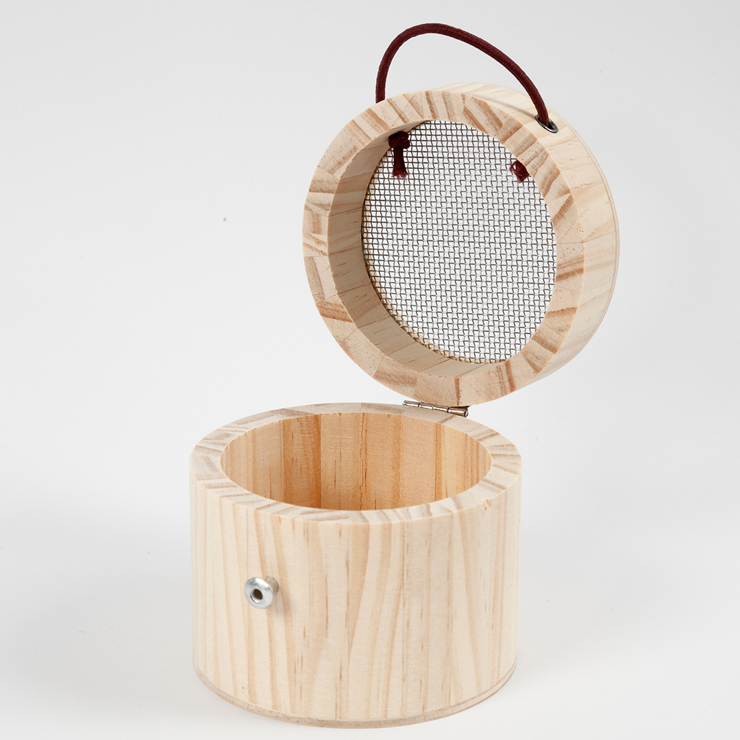 Insekten-Beobachtungsbecher, aus Holz