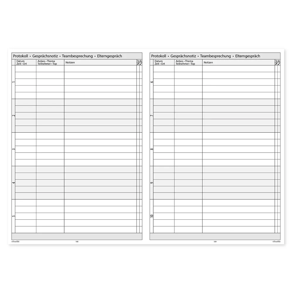 TimeTEX KiTa-System-Planer A4-Plus 2025/2026