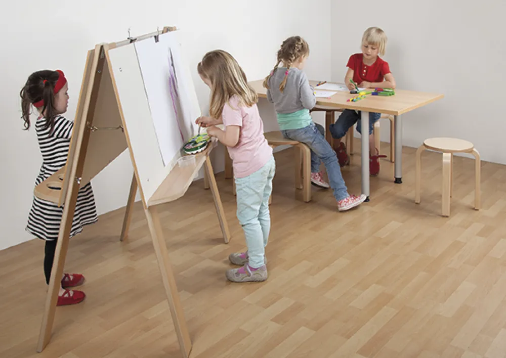 Staffelei für 2 Kinder