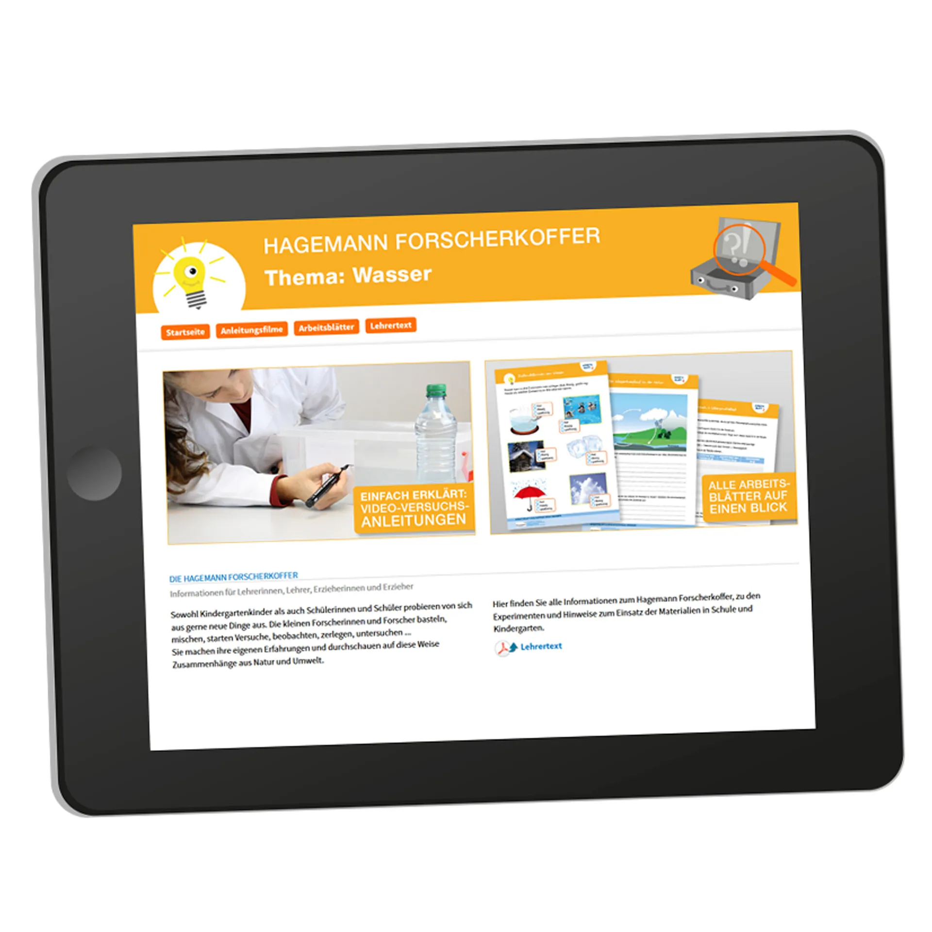 Forscherkoffer "Wasser", 48-tlg.