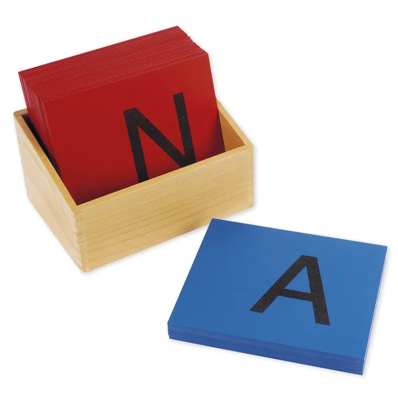 TimeTEX Sandpapier Großbuchstaben "Montessori Premium"