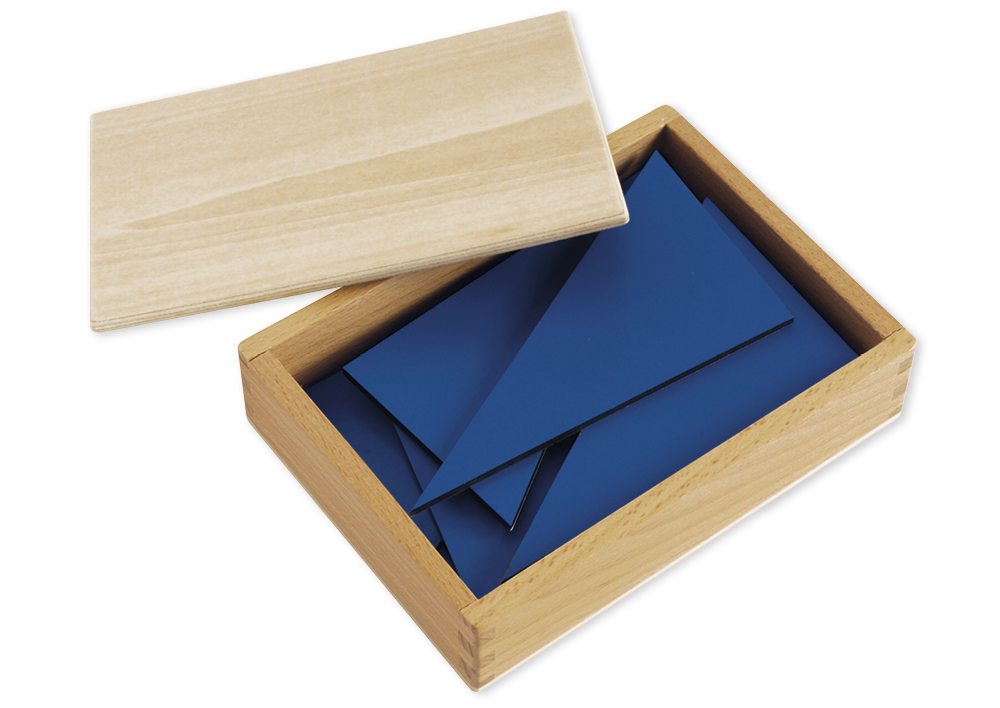 TimeTEX 12 blauwe driehoeken "Montessori Premium" TimeTEX 12 blauwe driehoeken "Montessori Premium"