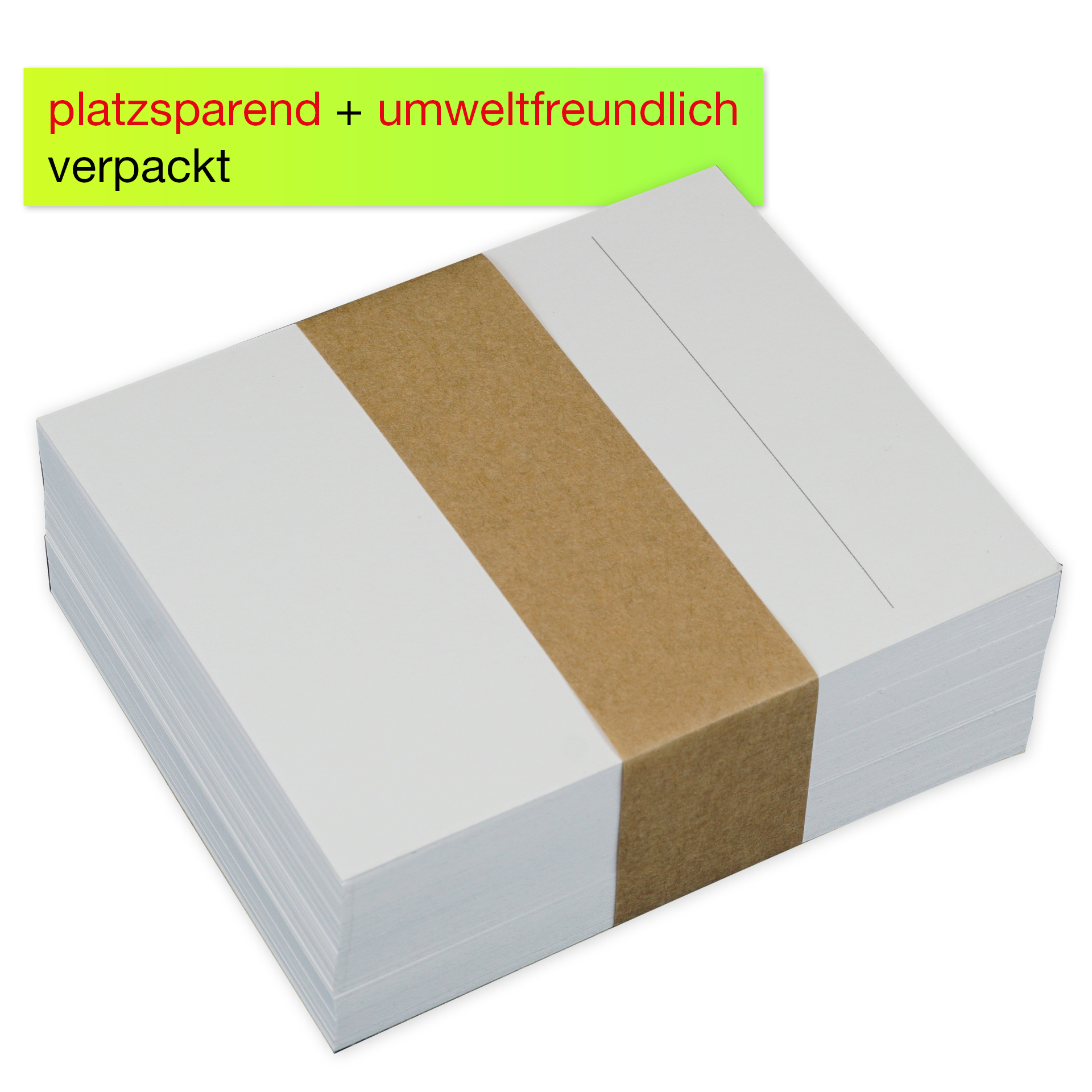 Sæt med navnekort af pap, 100 stk.