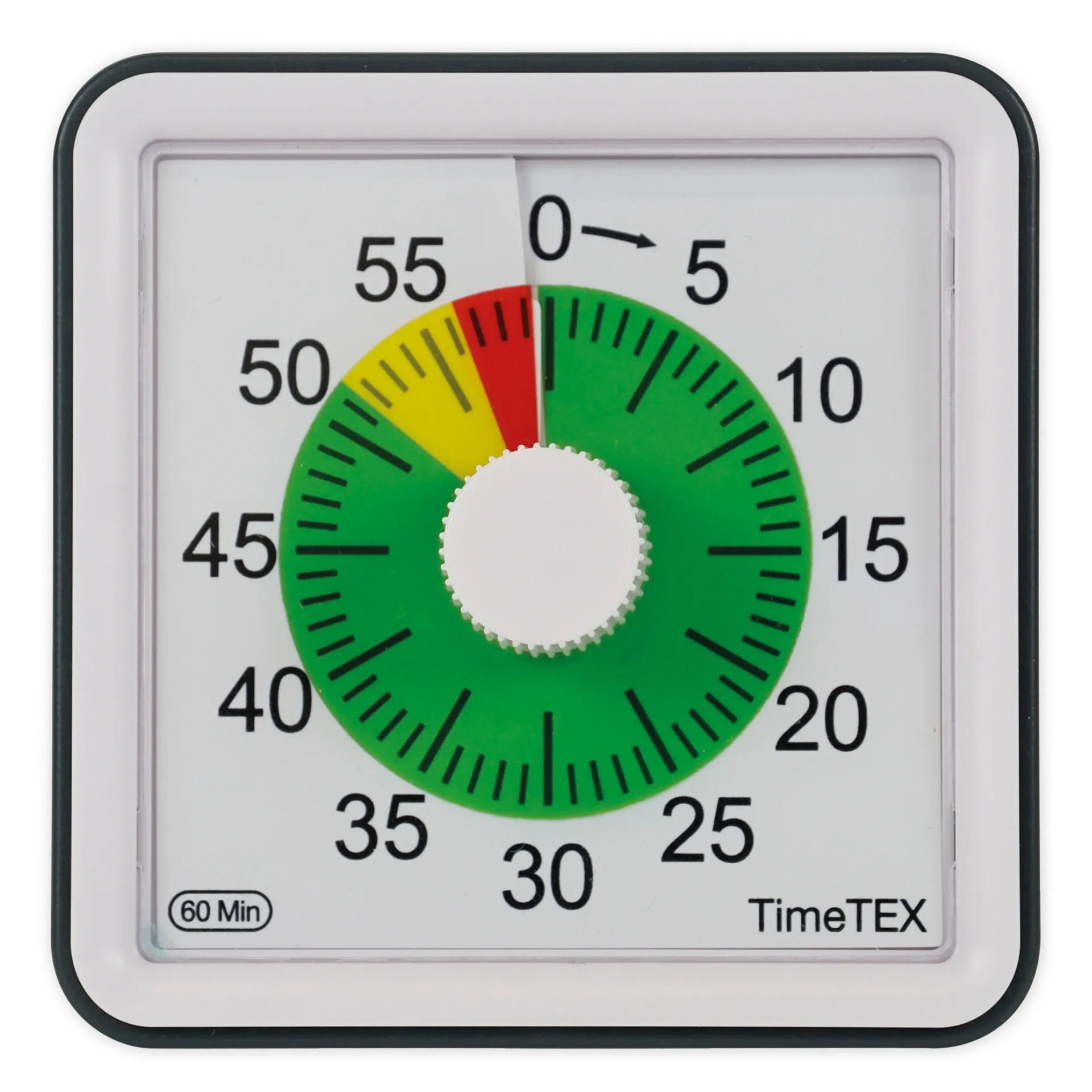 TimeTEX Tylus laikmatis Compact, su šviesoforo spalvų laiko disku