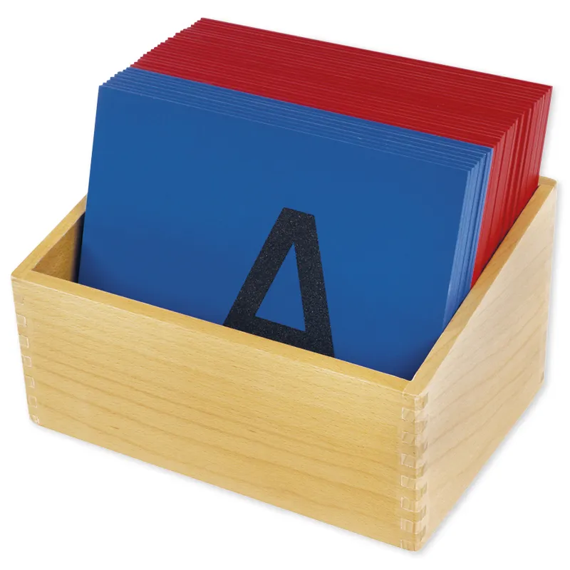 TimeTEX Sandpapier Großbuchstaben "Montessori Premium"