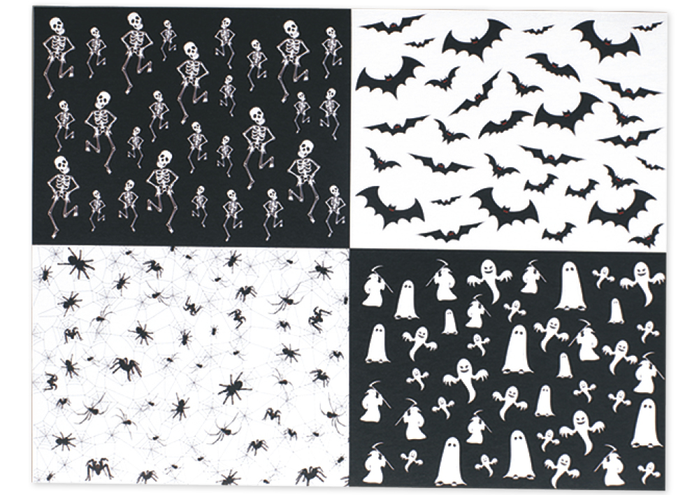 Fotokarton "Halloween" 50x70 cm, 10 Bogen