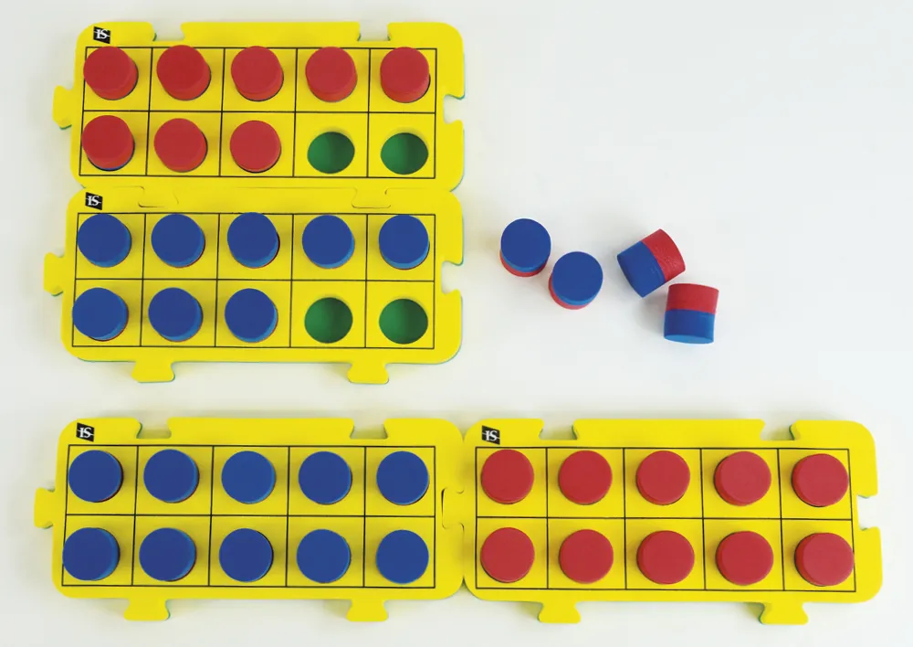 Set med Whisper Arithmetic Bars 3D, 44 delar.