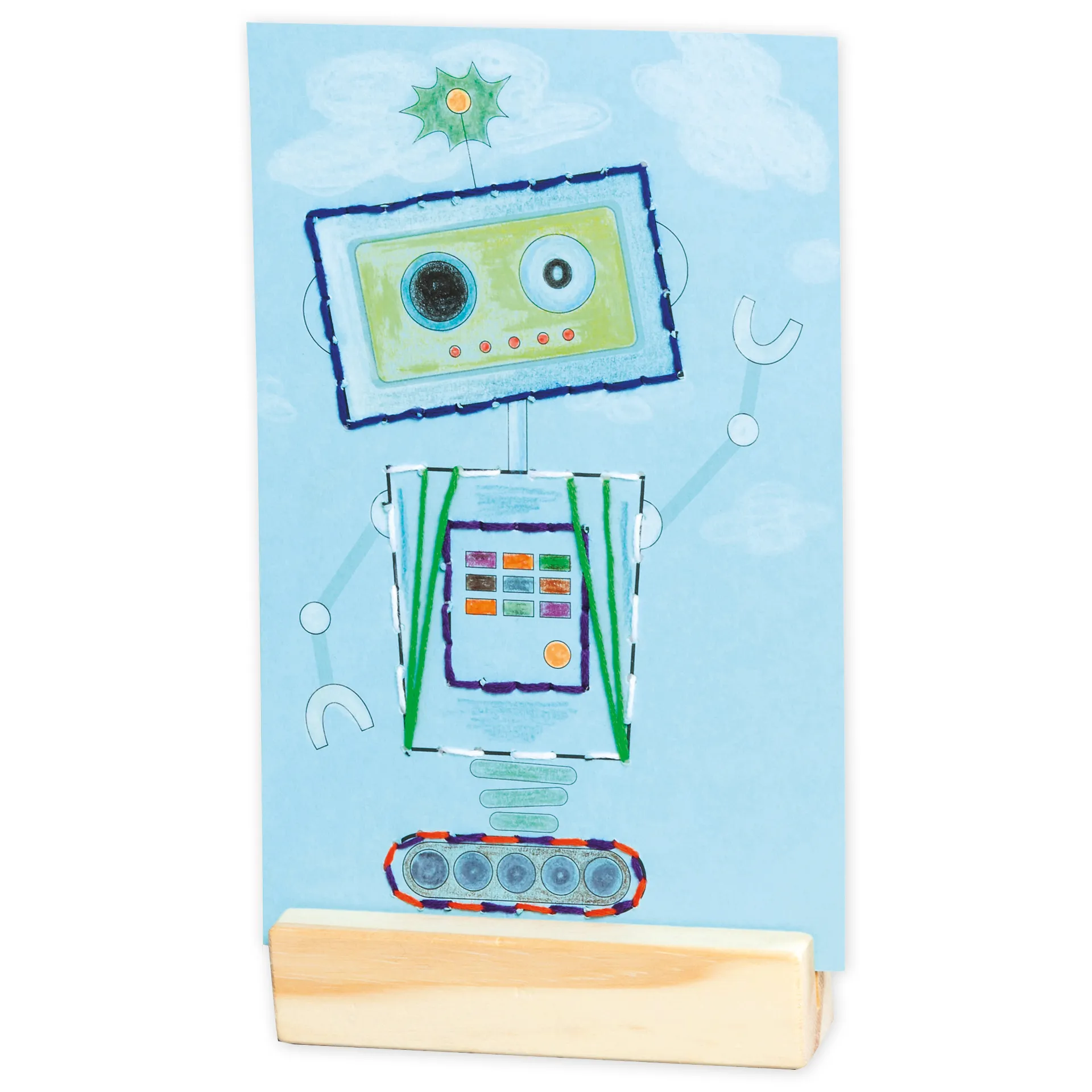 Ausnähkarten farbig mit Motiv, 11x17 cm, 50 Stück