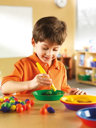 Set Giga-Pinzetten farbig, 12-tlg., 15 cm
