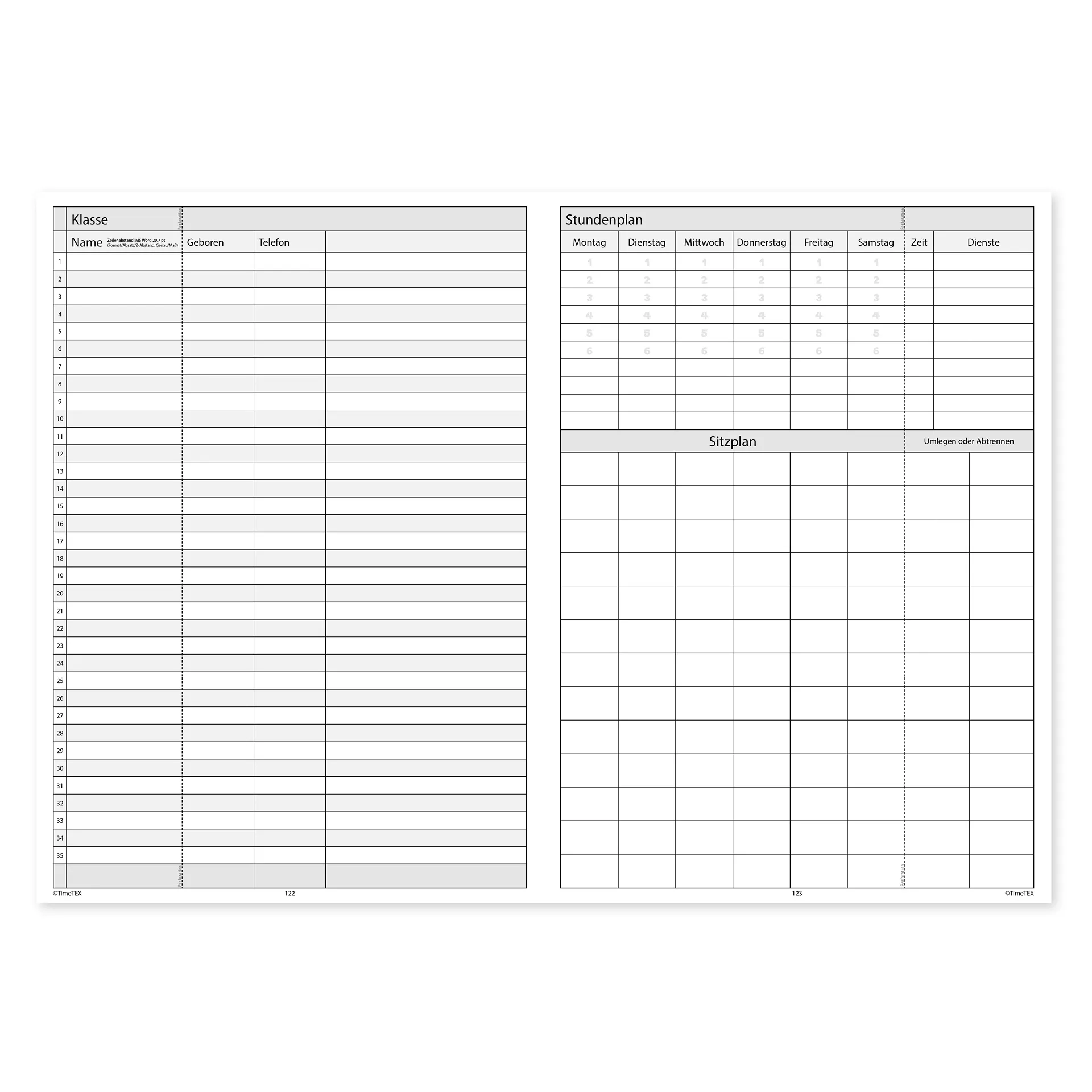 Natura-Planer-Set 2026/2027 A4-Plus