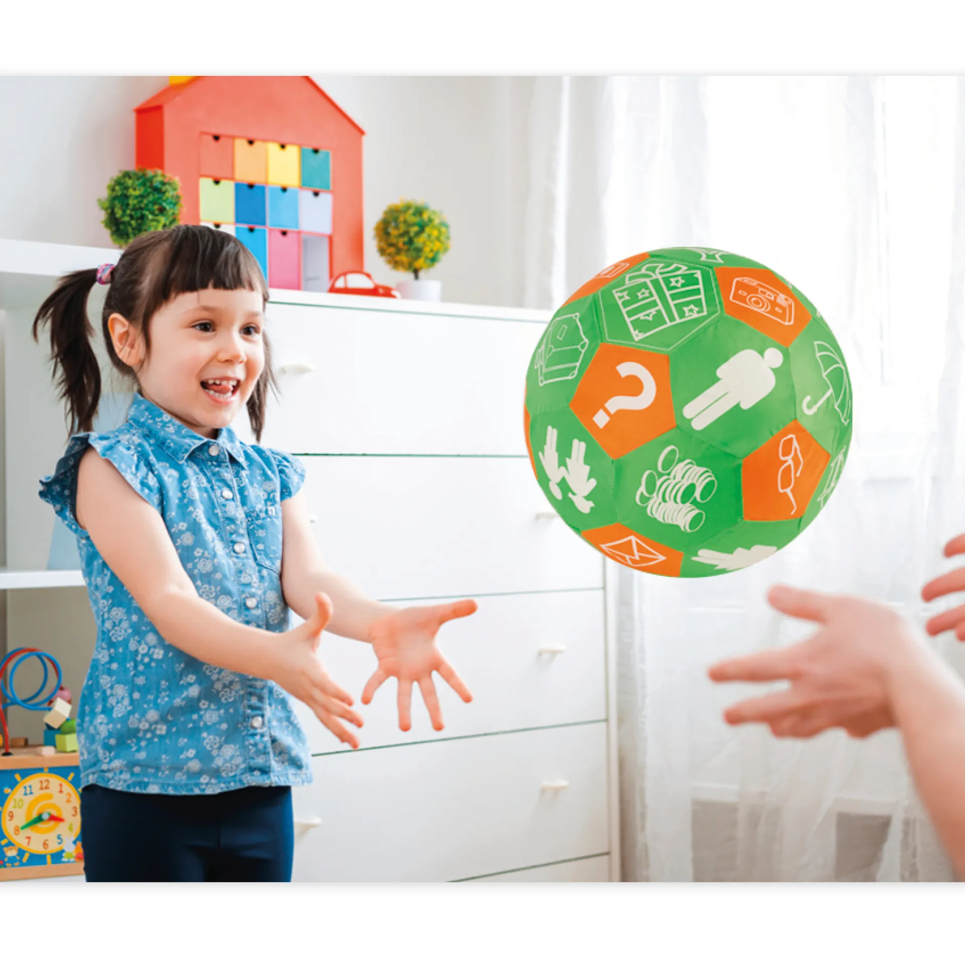 Pedagogisk spelboll "Pello" - berättelser/vardag