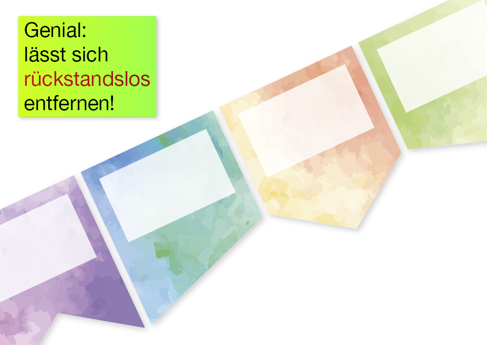 Deko-Band Reispapier 10 cm, selbstklebend + beschriftbar, 10m