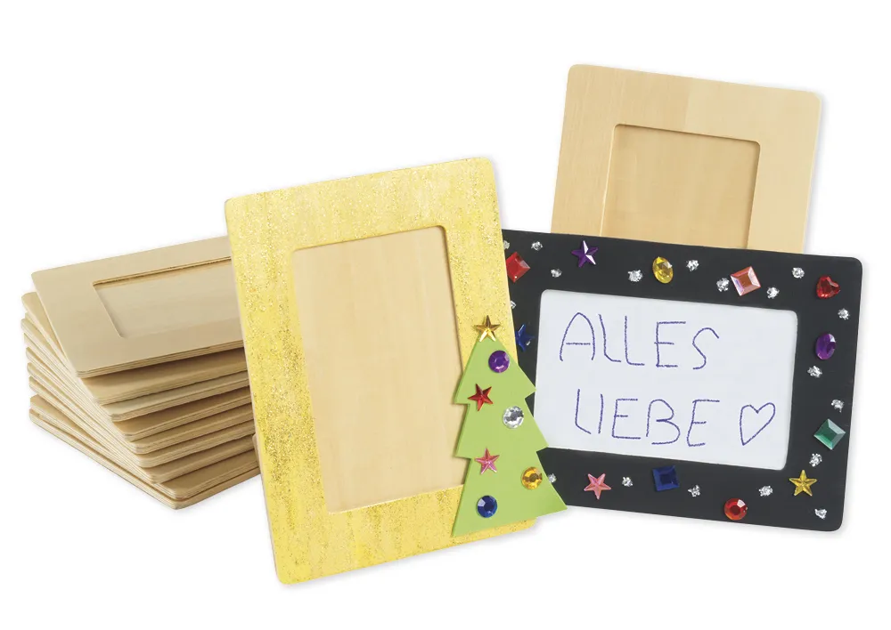 Holz-Bilderrahmen, 12 Stück Holz-Bilderrahmen, 12 Stück