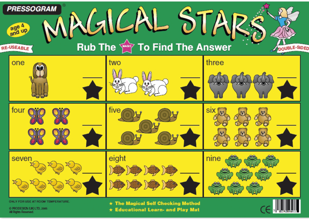 TimeTEX magic board "Mathematics" Engelsk billedmagi