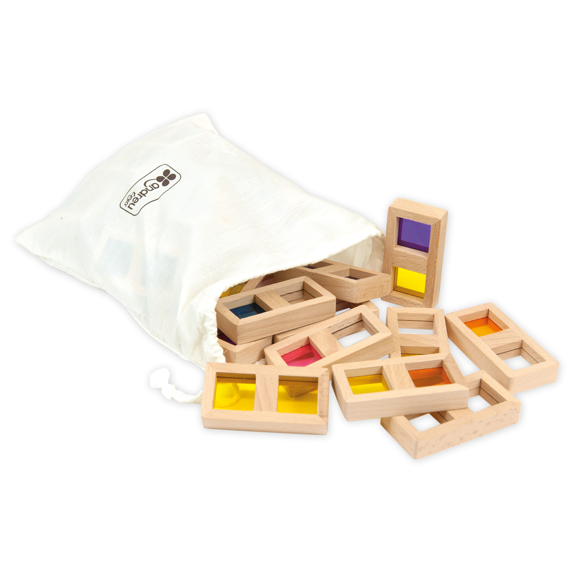 TimeTEX Farb-Domino "Regenbogen", 29-tlg.