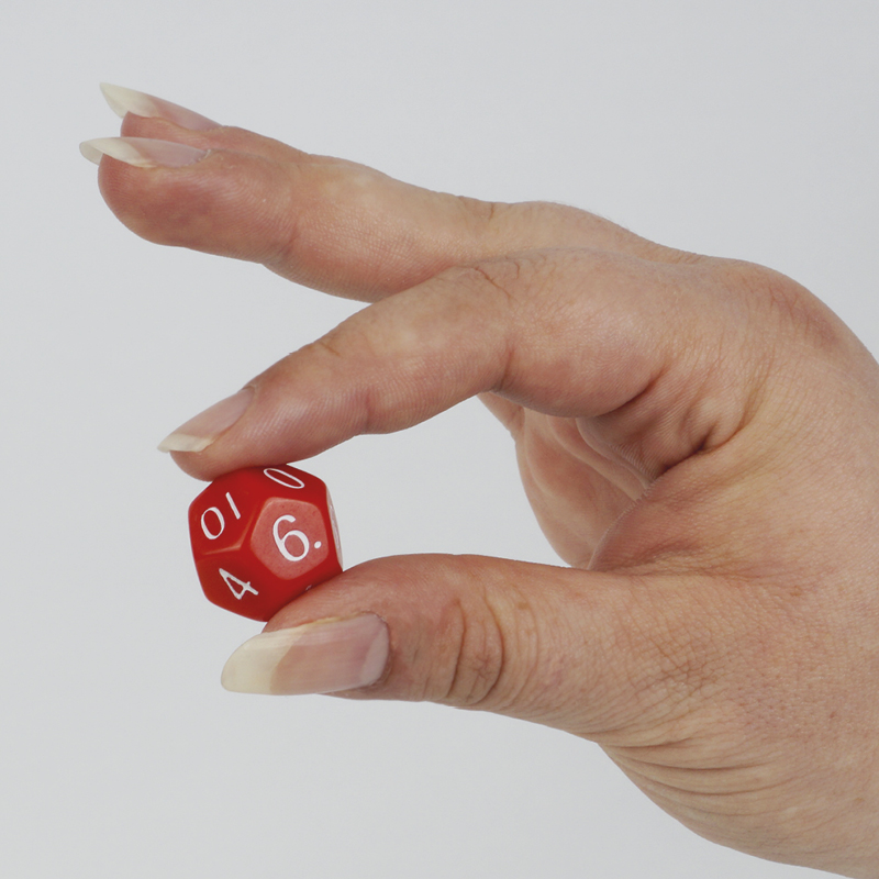 Set Joker-Würfel 0-10, 4-tlg., 21 mm ø