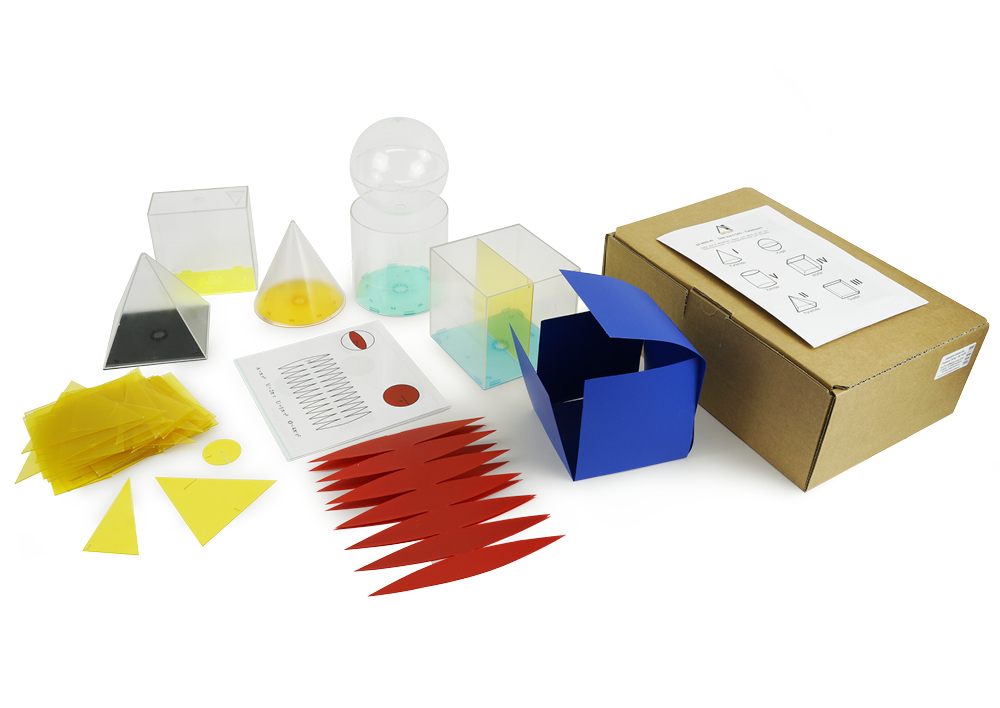 TimeTEX Geometrie-Körper-Set Premium, 24-tlg. in Box