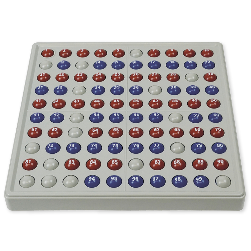 Hagemann ABACO 100 mit Zahlen, rot-blau, Zähl- und Rechenrahmen