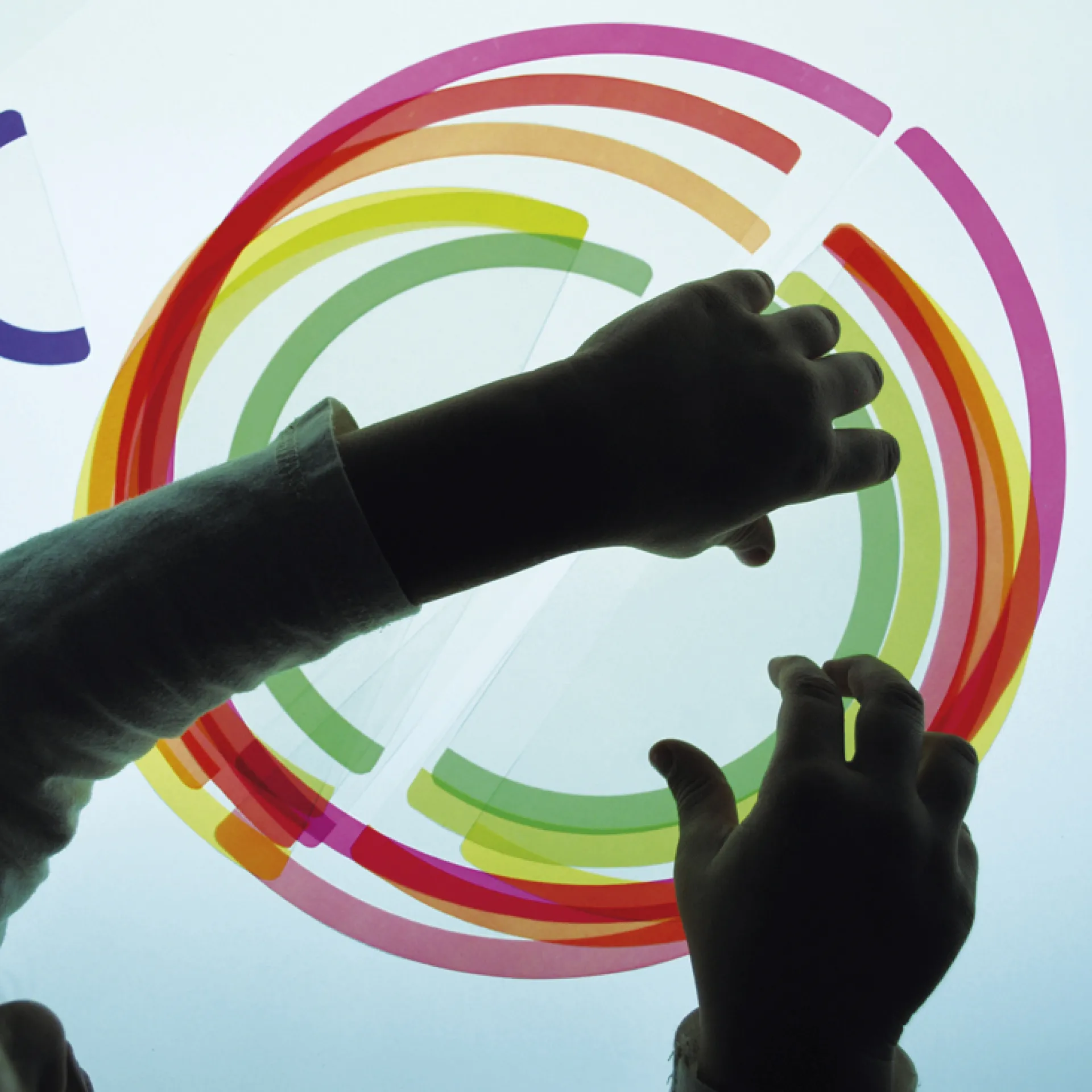 Regenbogen für die Leuchtplatte, 24-tlg.