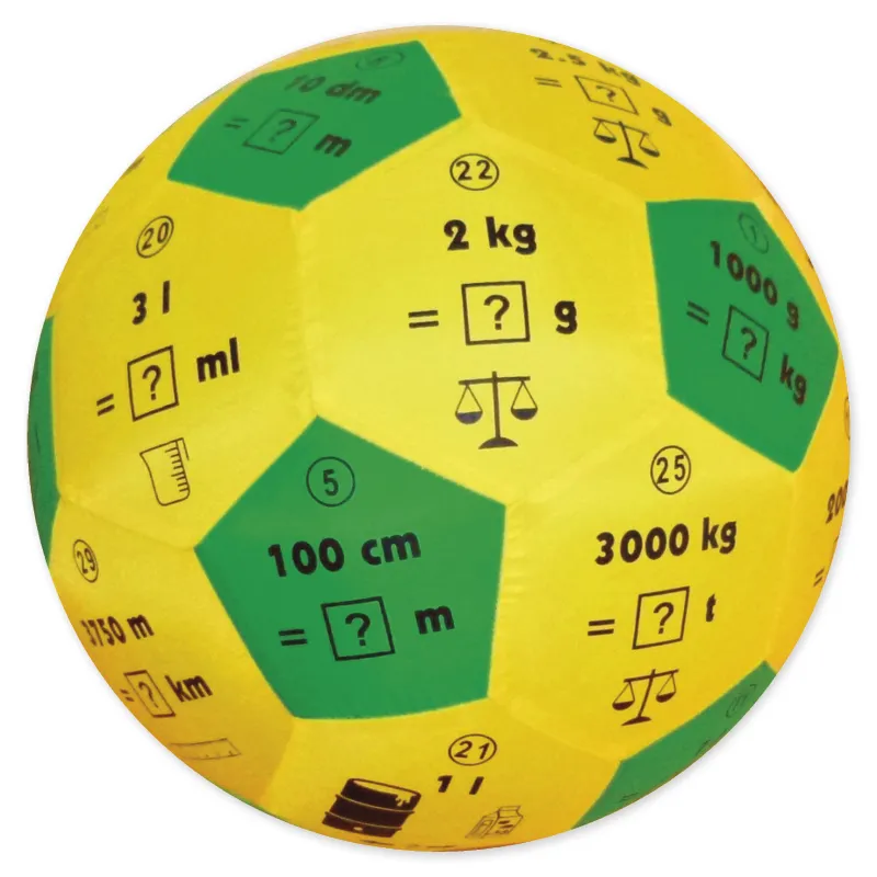 Lernspiel-Ball "Pello" - Maßeinheiten