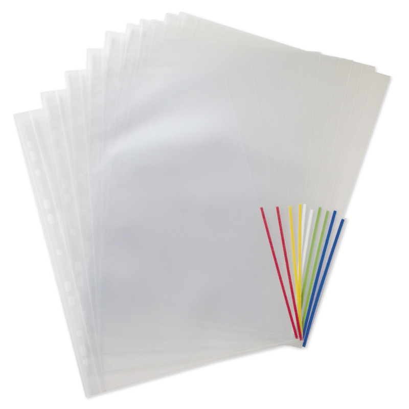 Set de file de protecție A4-extra, 10 bucăți Set de file de protecție A4-extra, 10 bucăți