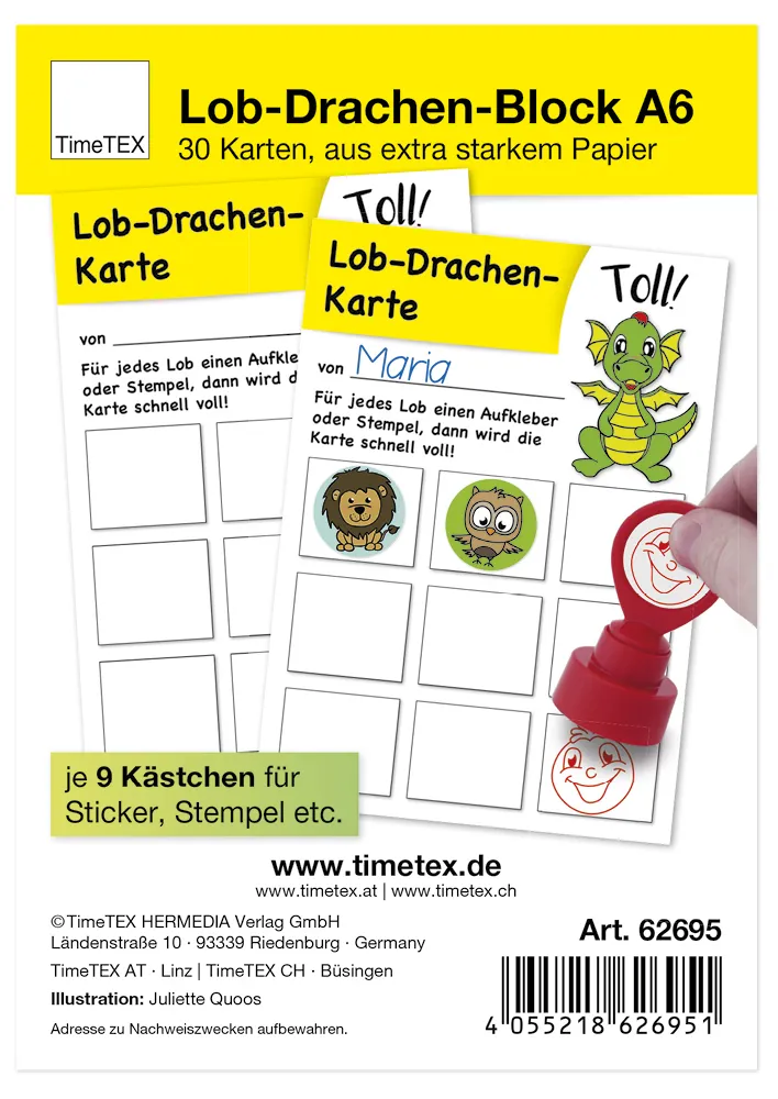 Lob-Drachenblock A6, 30 Blatt