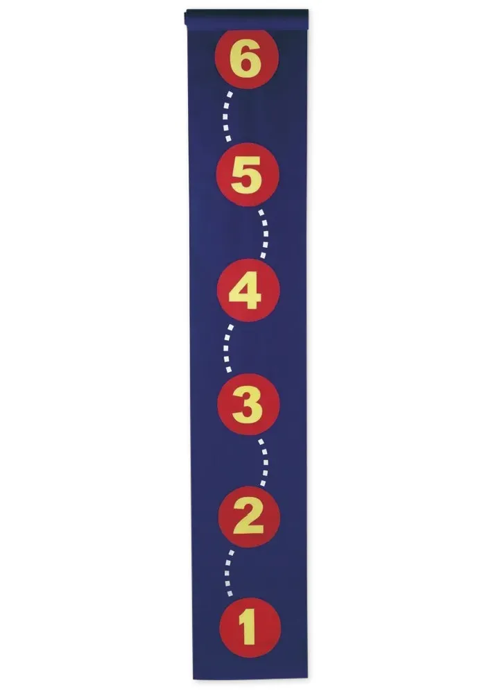 Boden-Zahlenstrahl XL, 0-20, 600 cm lang