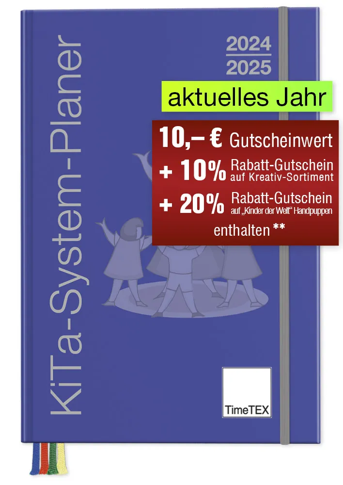 TimeTEX KiTa-System-Planer A5-Plus 2024/2025