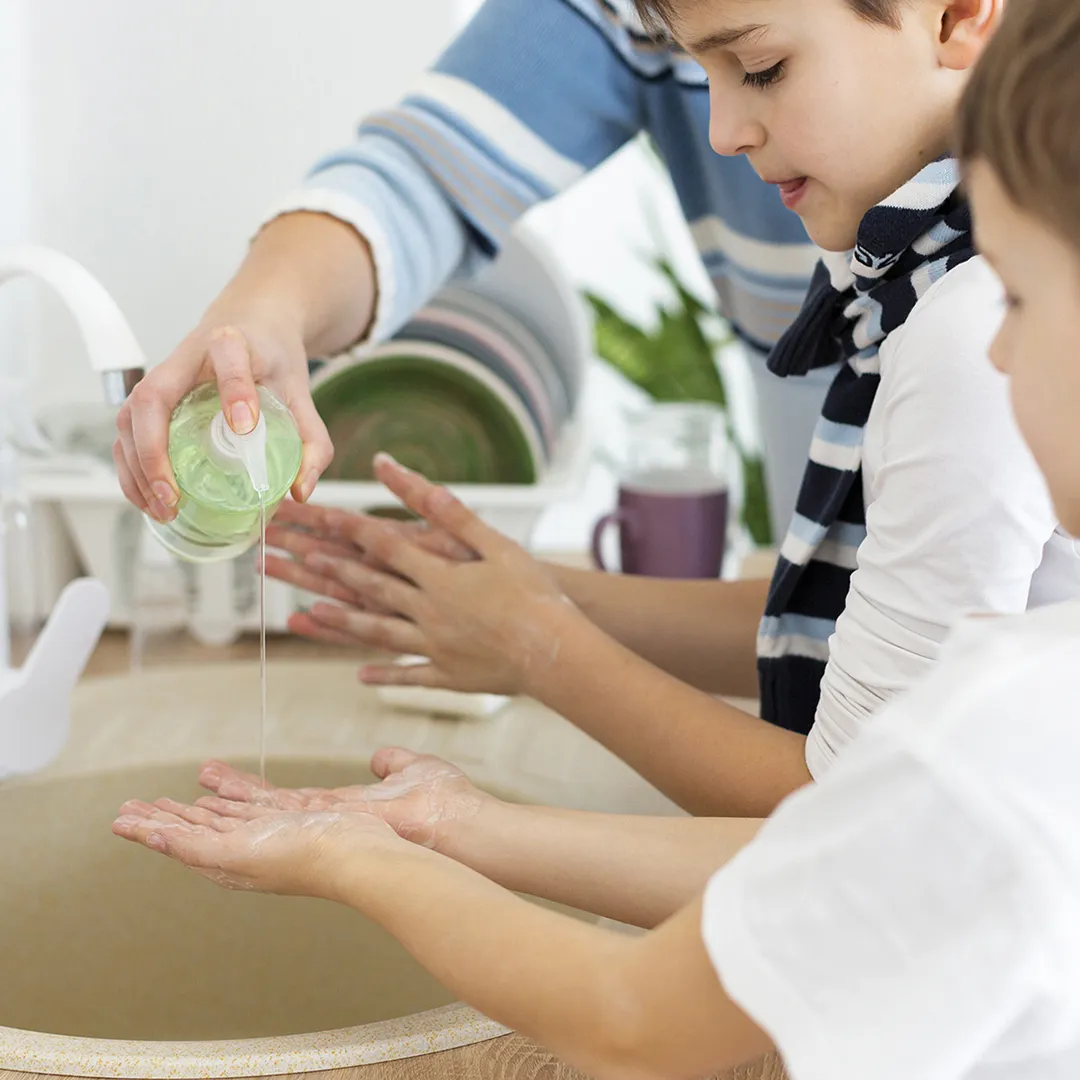 Experimentier-Box "Infektionsschutz", 81-tlg.