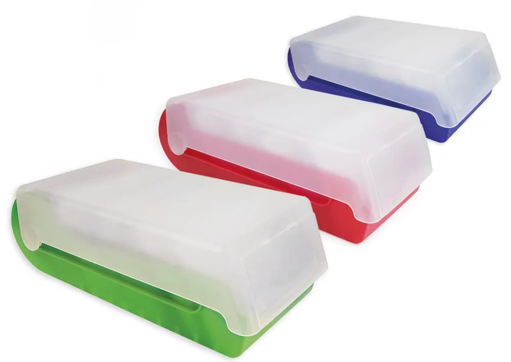 Lernbox A7, Kunststoff, mit 100 Karten liniert