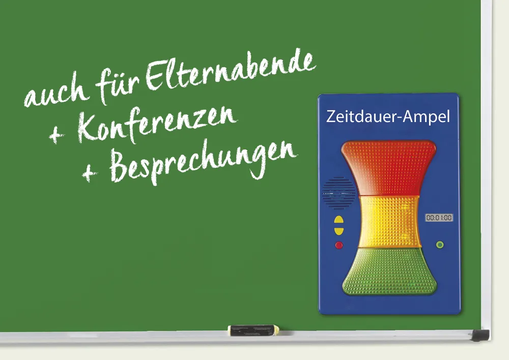 Zeitdauer-Ampel magnetisch, 17,5 cm lang