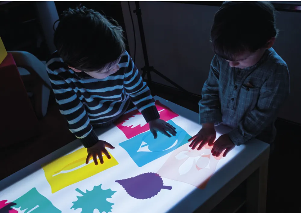 Blätter-Schablonen, 6-tlg.