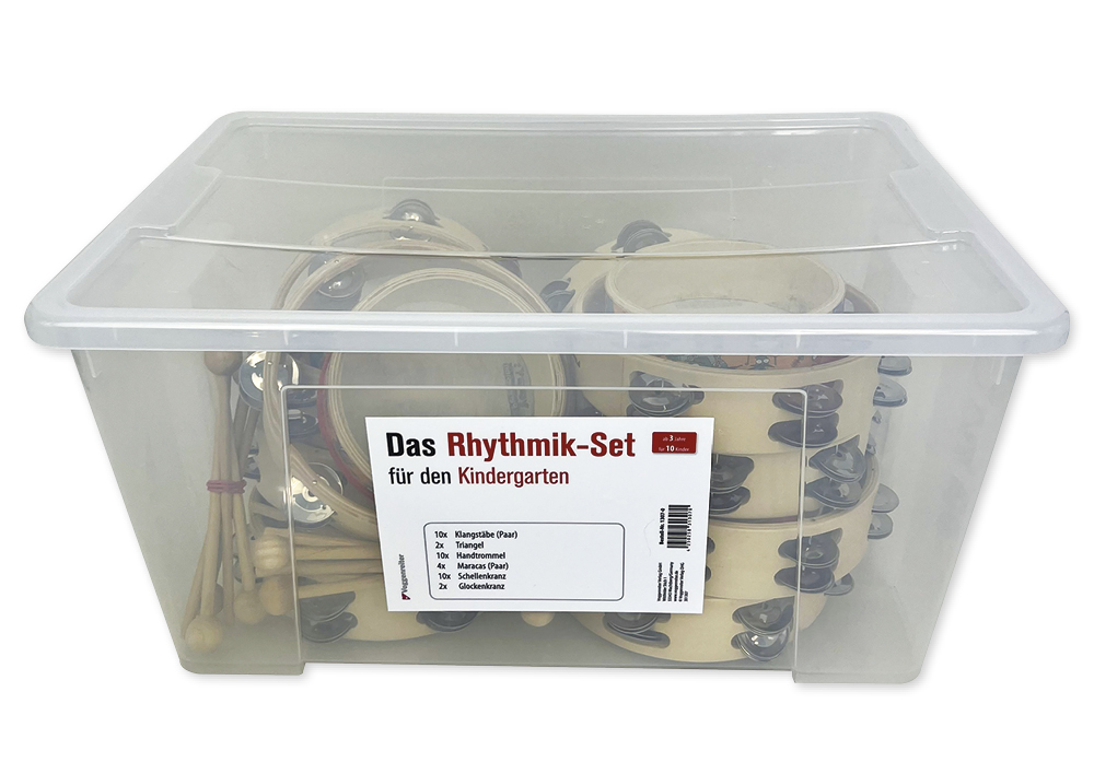 Rhythmik-Set für den Kindergarten, 64-tlg.
