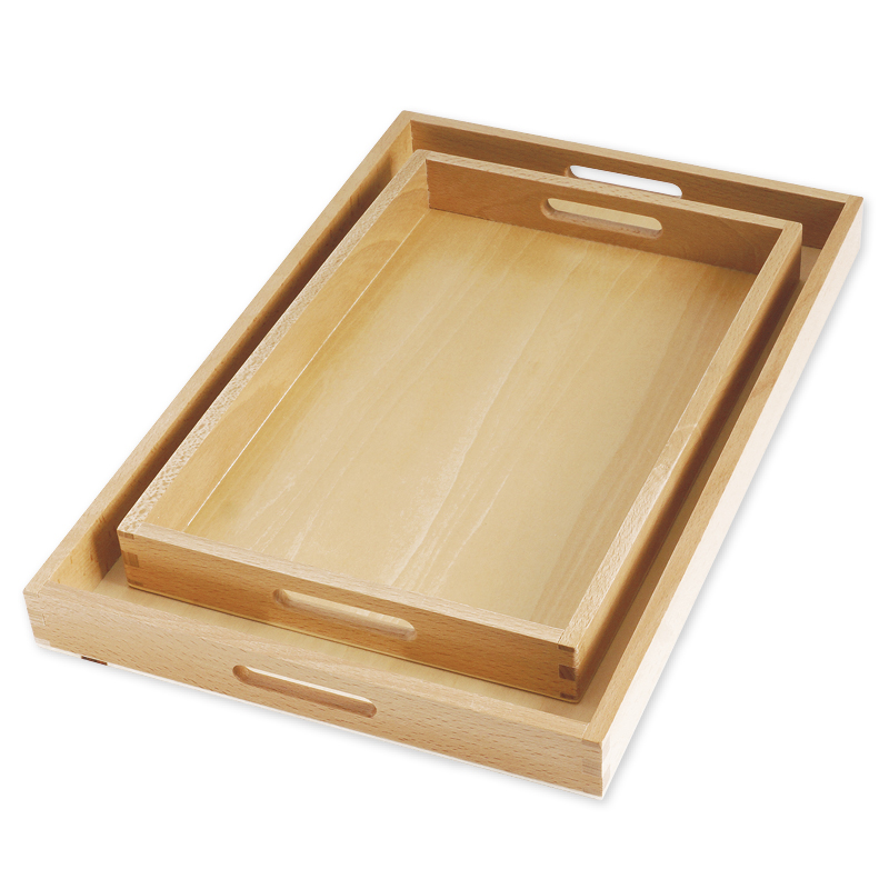 TimeTEX didelis medinis padėklas "Montessori Premium"