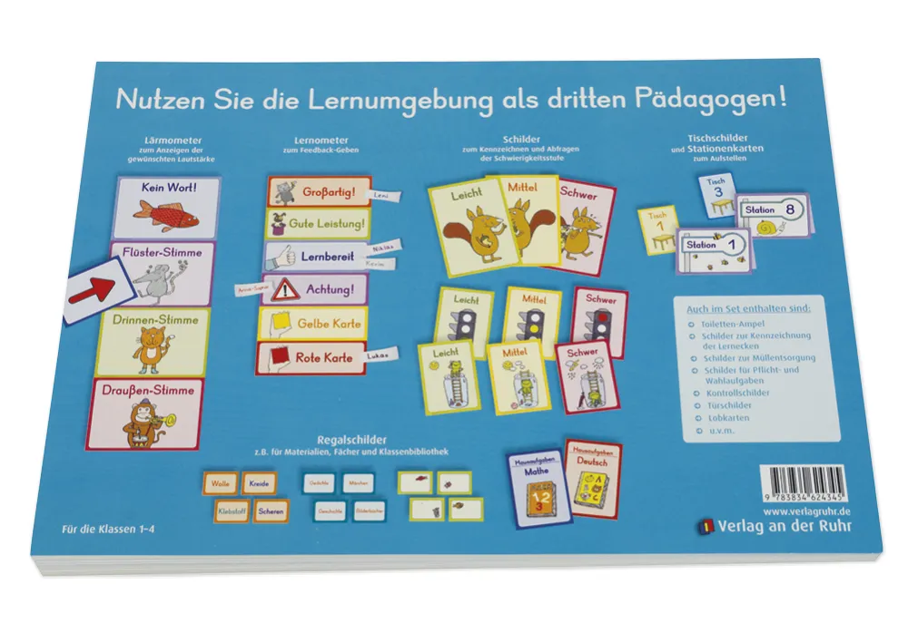 Bildkarten/Schilder "Mein Klassenraum perfekt organisiert", 160-tlg.