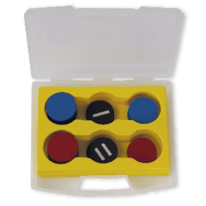 Demo-Wendeplättchen magnetisch, 125-tlg. im Koffer