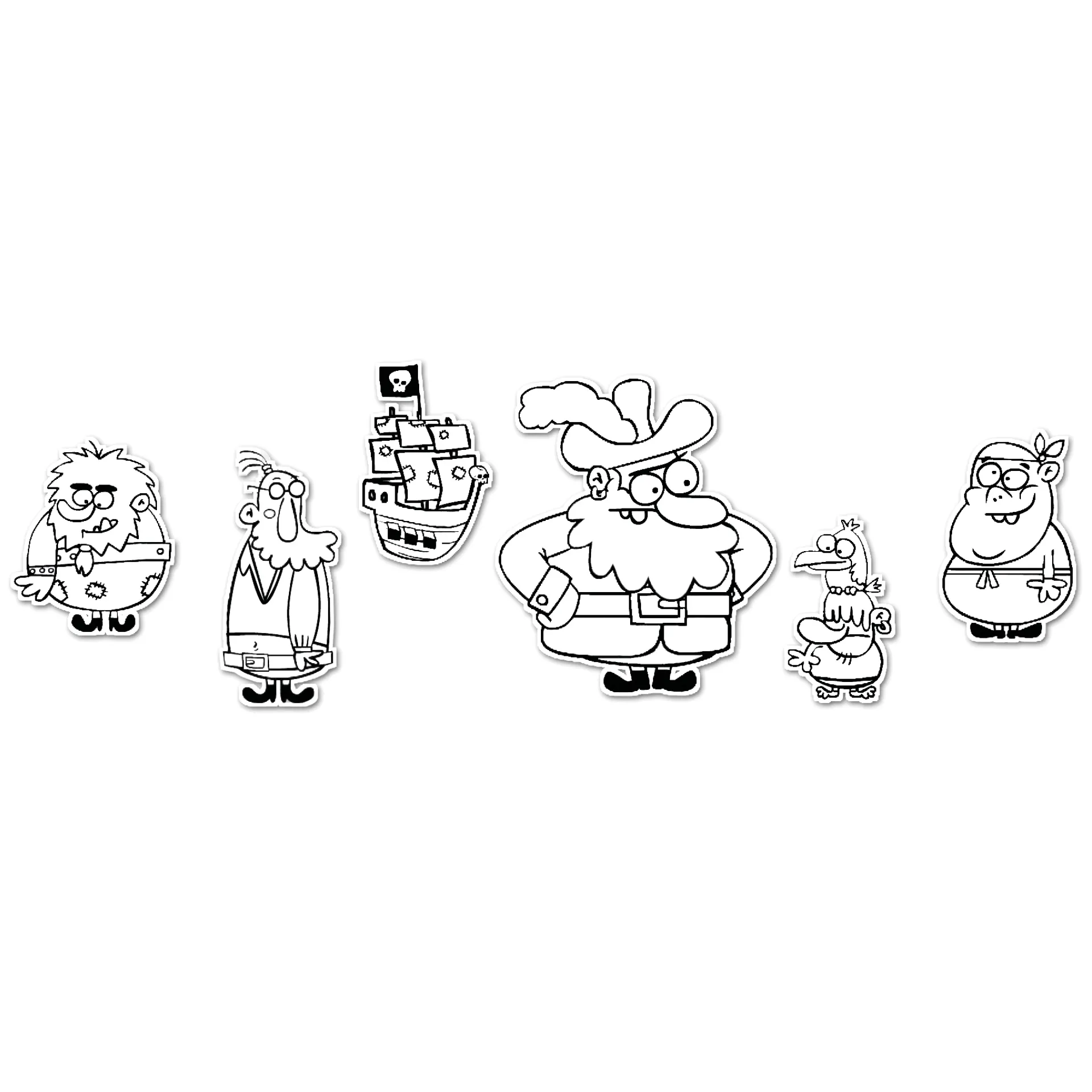 Buch "Die Piraten", 14 Seiten, Kniebuch mit Musik-CD