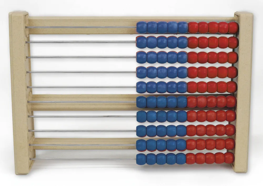 Klassensatz Rechenrahmen für 100-er Zahlenraum, 11-tlg., in Box