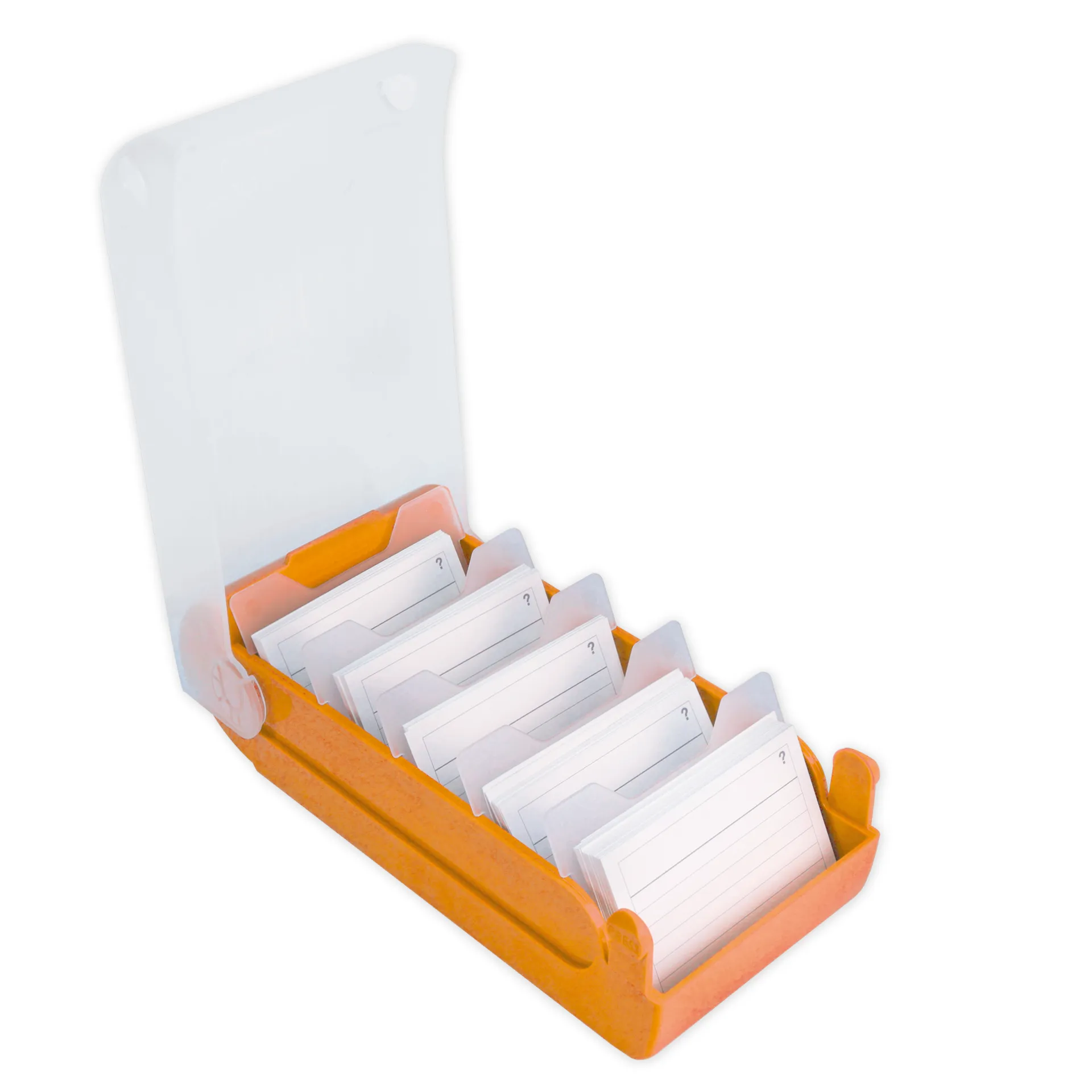 Cutie pentru fișe format A8, din plastic