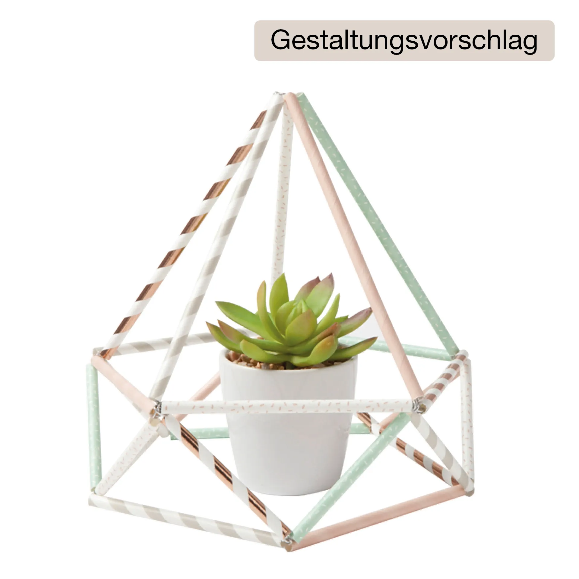 Papieren rietjes "Sweet Blossom" assorti, 25 stuks