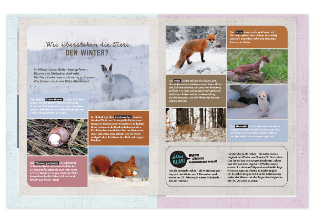 Buch "Mein Sach- und Mach-Winter-Buch", 48 Seiten