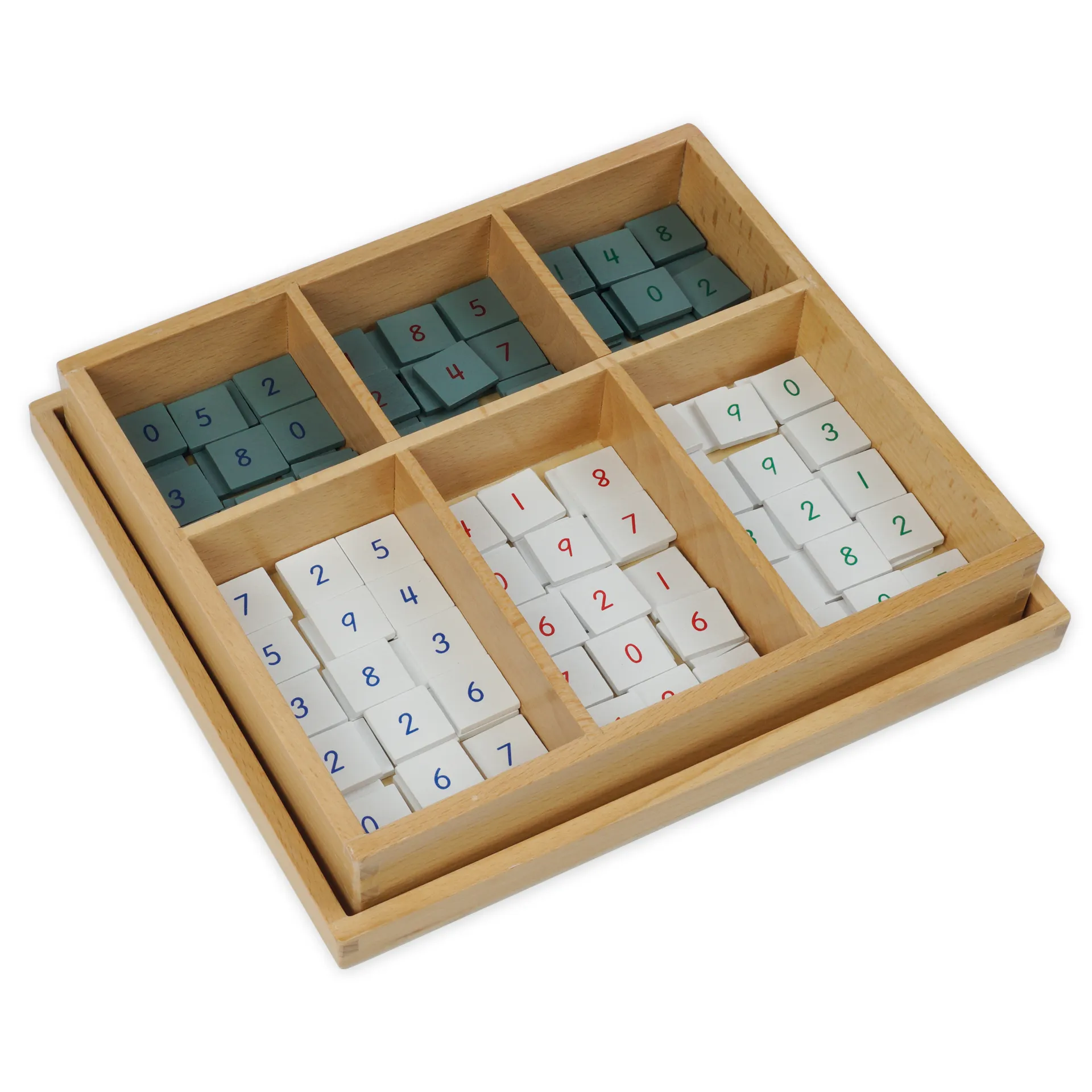 TimeTEX Kasten mit nummerierten Marken "Montessori Premium"
