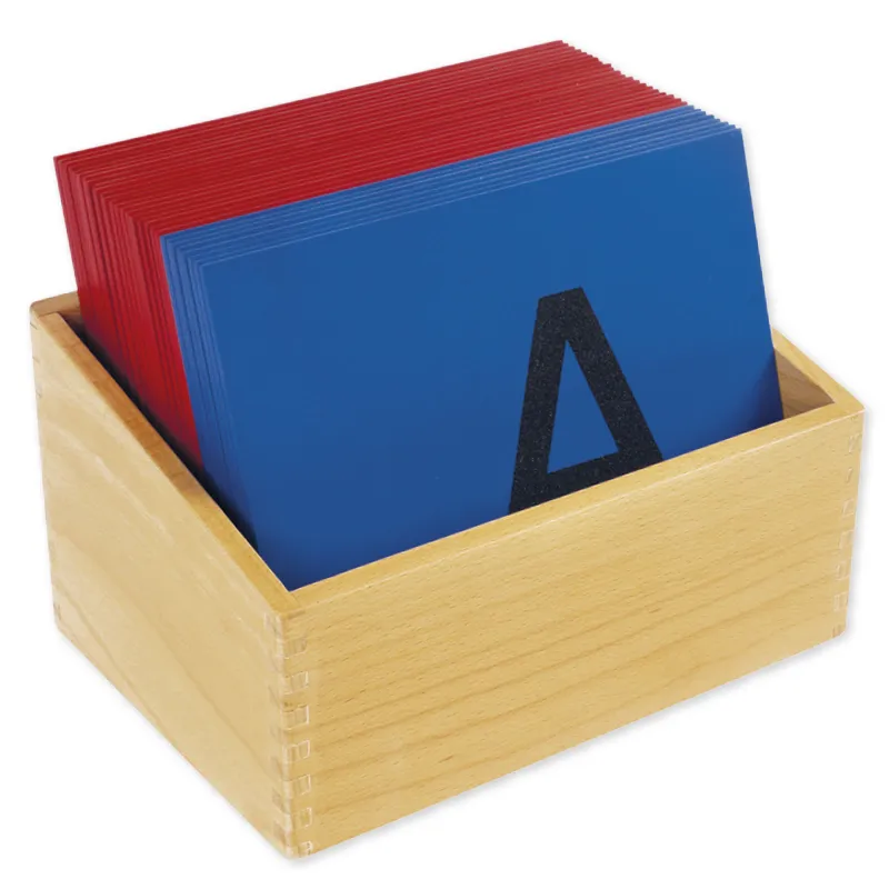 TimeTEX Sandpapier Großbuchstaben "Montessori Premium"