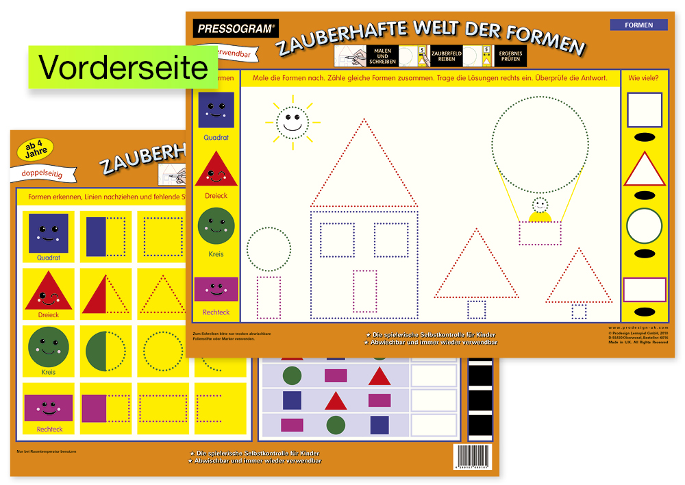 TimeTEX magisk tavle "World of Shapes"