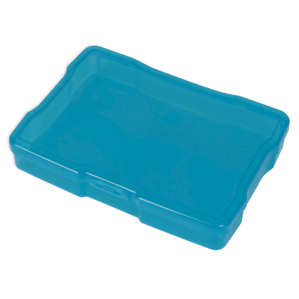 TimeTEX Farb-Box mit Klickverschluss, transparent