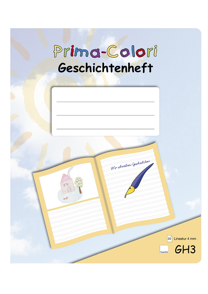 TimeTEX Prima-Colori Geschichtenheft GH3
